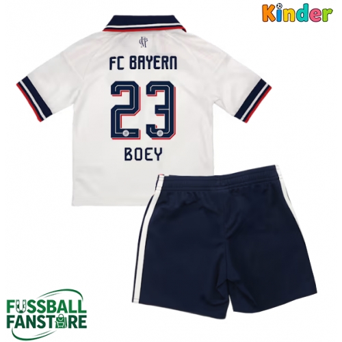 Bayern Munich Sacha Boey #23 Replik Auswärtstrikot Kinder 2026-27 Kurzarm (+ Kurze Hosen)